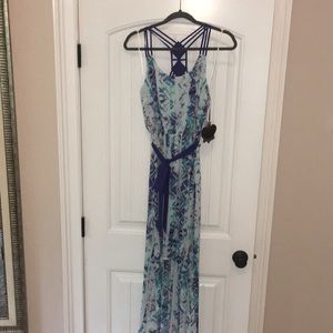 Princess Vera wang hi-low maxi dress